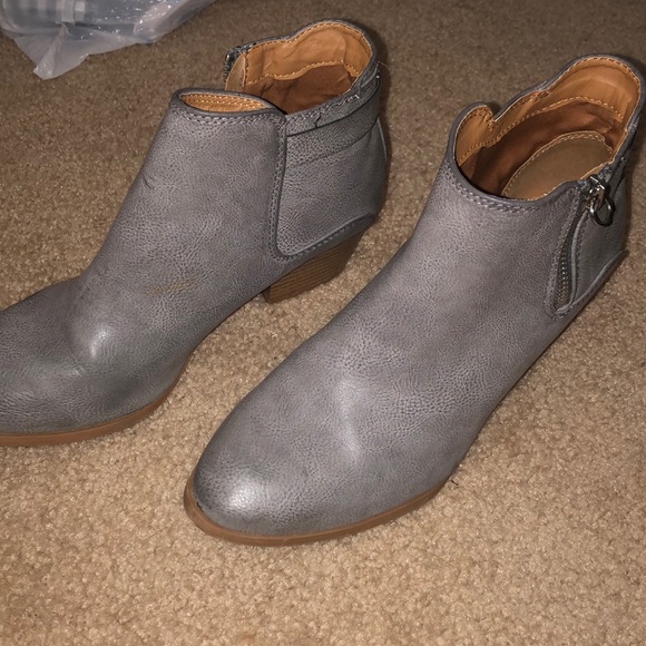 Gray Booties - Picture 1 of 1